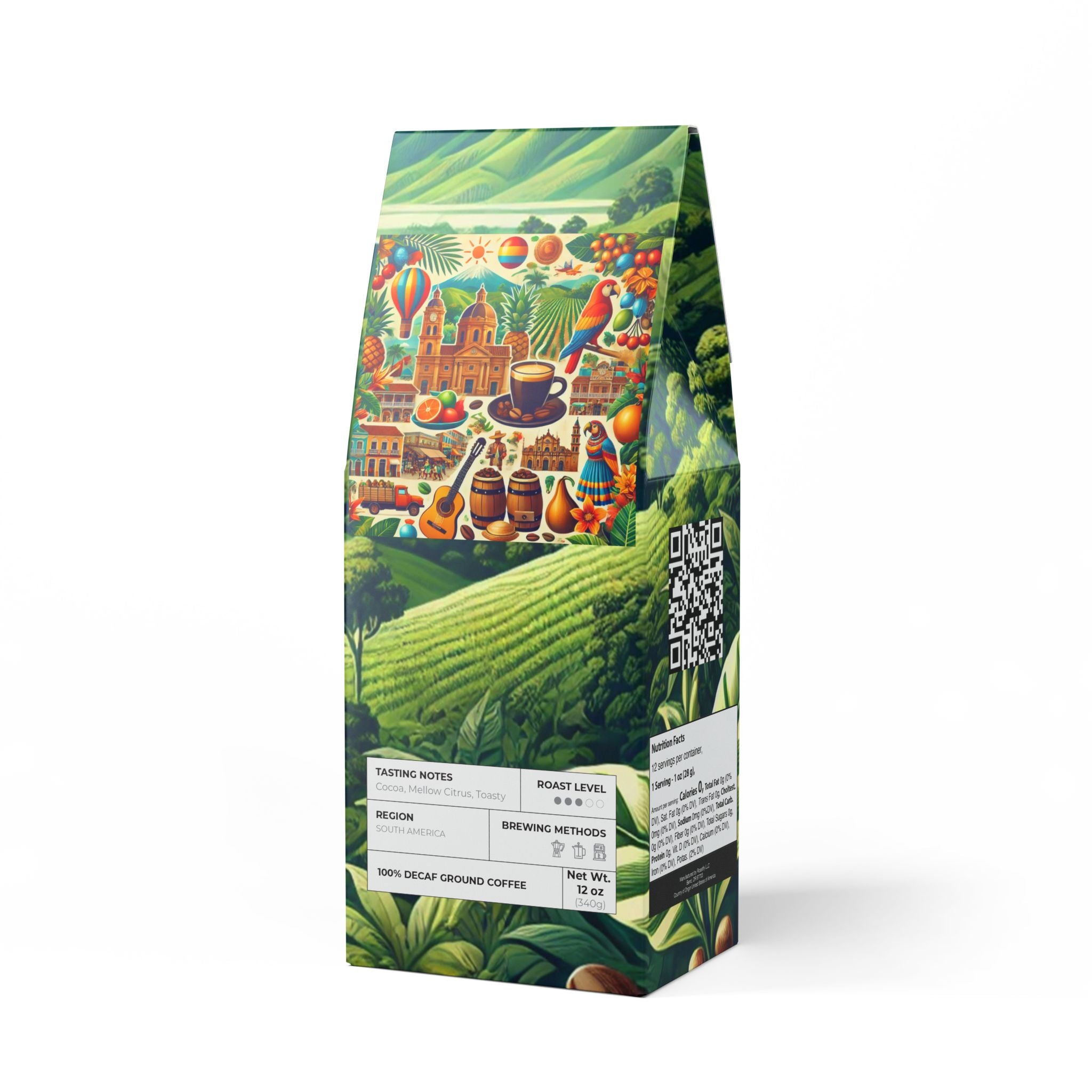"Your World Life" Trapper Peak Decaf Coffee Blend – Medium Roast | Smooth, Savory & Caffeine-Free